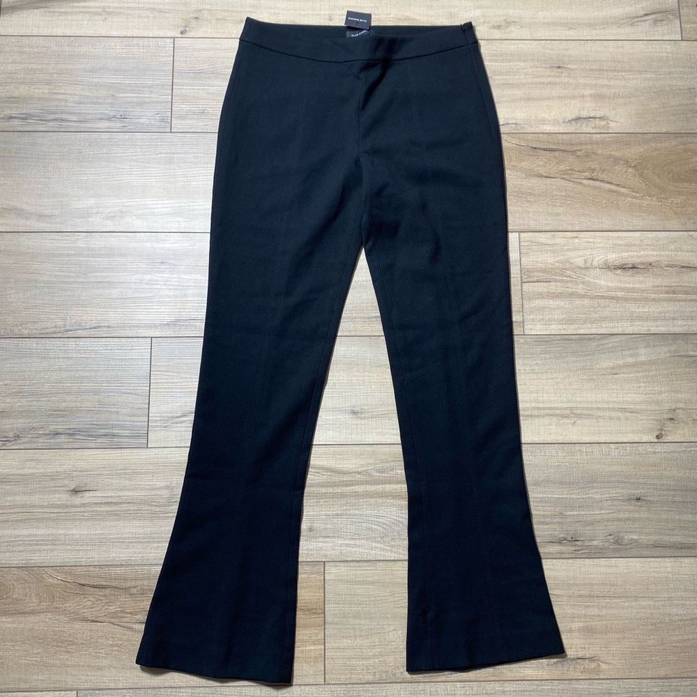 Club Monaco Womens‎ Slim Fit Kick Flare Leg Pants Size 10 Black
